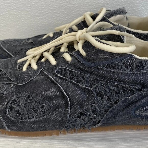 Axel Arigato Slow Runner Denim Sneakers - Picture 8 of 10
